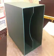 Vinyl Storage - LP-Box, 70er Jahre - in dunkelgrün, für ca. 40 LPs