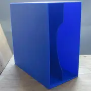Protection - LP-Box, 70er Jahre - in hellblau, für ca. 40 LPs