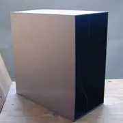 Protection - LP-Box, 70er Jahre - in silber, für ca. 40 LPs