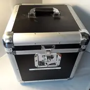 LP Case - in Schwarz und Silber, für ca. 70-80 LPs