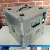 LP Case - in silber, für ca. 50 LPs