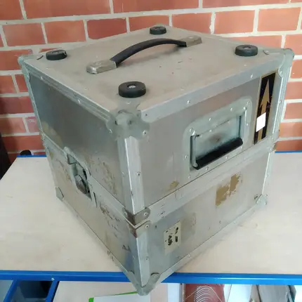 LP Case - in silber, für ca. 50 LPs