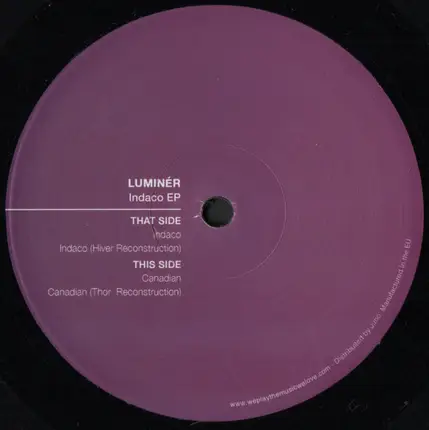 Luminér - Indaco EP