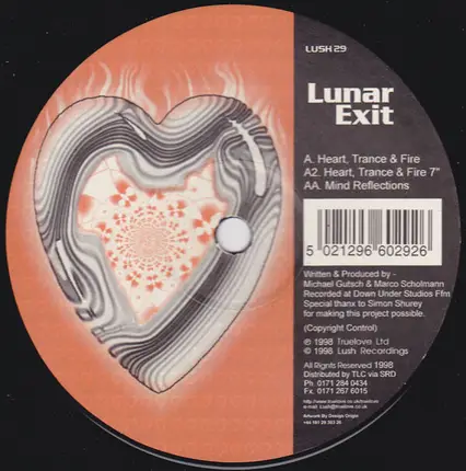 Lunar Exit - Heart, Trance & Fire / Mind Reflections