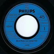 7inch Vinyl Single - Luana - Dein Platz War Lange Frei