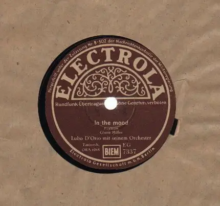Lubo D'Orio - In The Mood/ Skyliner