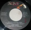 7inch Vinyl Single - Lucy Simon - If You Ever Believed