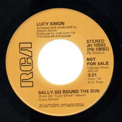 Lucy Simon - Sally Go Round The Sun