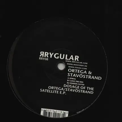 Luca Ortega, Mikael Stavöstrand - Dosage Of The Ortega/Stavöstrand Satellite E.P.