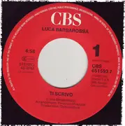7inch Vinyl Single - Luca Barbarossa - Ti Scrivo