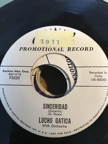 Lucho Gatica - Sinceridad / Amor Secreto