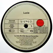 12inch Vinyl Single - Lucia - La Isla Bonita (Special Dance Mix)