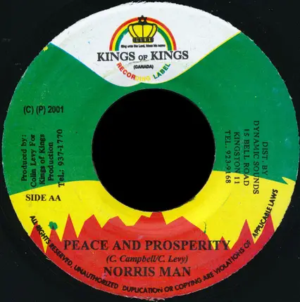 Luciano / Norrisman - Land Out Yonder / Peace And Prosperity