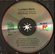 CD - Berio - Corale • Chemins II & IV • Ritorno Degli Snovidenia • Points On The Curve To Find