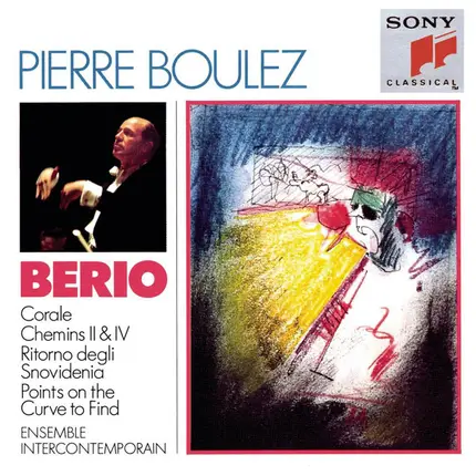 Luciano Berio - Pierre Boulez , Ensemble InterContemporain - Corale / Chemins II & IV / Ritorno Degli Snovidenia / Points On The Curve To Find