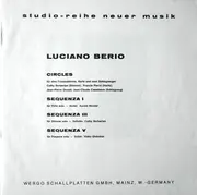 LP - Luciano Berio - Circles · Sequenza I, III, V