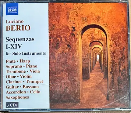 Berio - Sequenzas I-XIV For Solo Instruments : Flute • Harp • Soprano • Piano • Trombone • Viola • Oboe • V