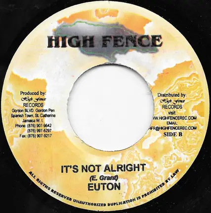 Luciano / Euton Grant - Tell I Who / It's Not Alright