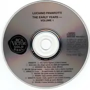 CD - Luciano Pavarotti - The Early Years (Vol. 1) - Mono