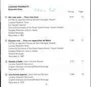 CD - Luciano Pavarotti - Donizetti Arias (Una Furtiva Lagrima)