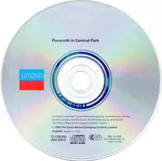 CD - Luciano Pavarotti - Pavarotti In Central Park