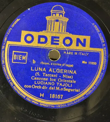 Luciano Tajoli - Serenata Celeste / Luna Algerina