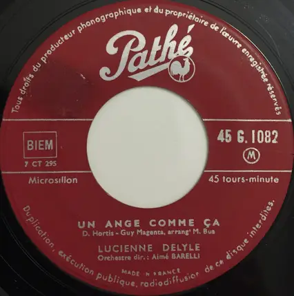 Lucienne Delyle - Le Rififi / Un Ange Comme Ça