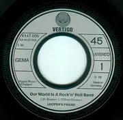 7inch Vinyl Single - Lucifer's Friend - Our World Is A Rock'N'Roll Band