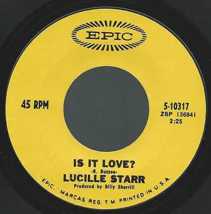 Lucille Starr - Is It Love?