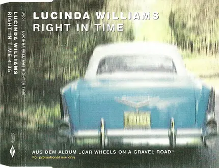 Lucinda Williams - Right In Time