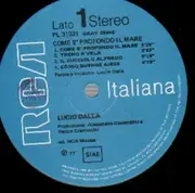 LP - Lucio Dalla - Come  Profondo Il Mare