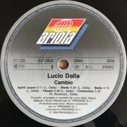 LP - Lucio Dalla - Cambio - +insert
