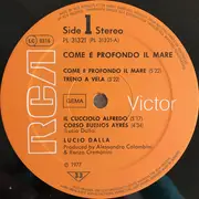 LP - Lucio Dalla - Come È Profondo Il Mare