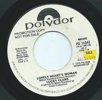 Lucky Clark - Lonely Heart's Woman