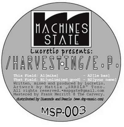 Lucretio - Harvesting Ep
