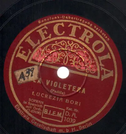 Lucrezia Bori - La Violetera / Seguidilla