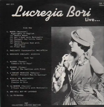 Lucrezia Bori - Live...