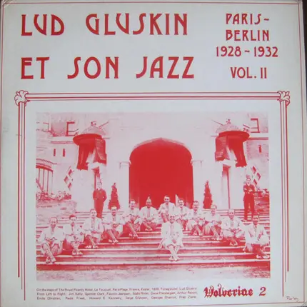 Lud Gluskin Et Son Jazz - Paris - Berlin 1928 - 1932 Vol. 2