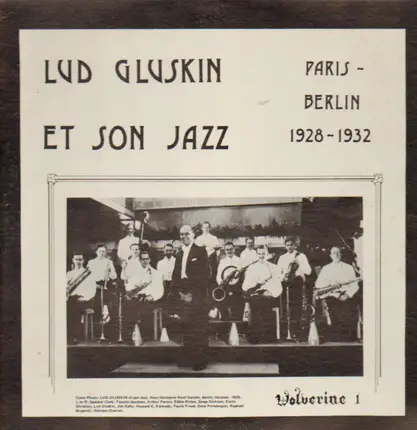 Lud Gluskin Et Son Jazz - Paris Berlin 1928-1932 Vol. I
