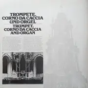 LP - Pezel / Telemann / Grossi a.o. - Trumpet, Corno Da Caccia and Organ - Ludwig Güttler - Gatefold
