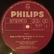 Double LP - Beethoven - The Complete Sonatas For Piano And Cello - Hardcover Box + Booklet