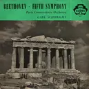 LP - Beethoven - Orch. De La Société Des Concerts Du Cons. , Carl Schuricht - Fifth Symphony - mono, laminated flipback sleeve