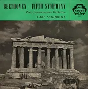 LP - Beethoven - Orch. De La Société Des Concerts Du Cons. , Carl Schuricht - Fifth Symphony - mono, laminated flipback sleeve