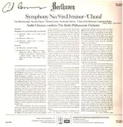 LP - Ludwig van Beethoven - André Cluytens Conducts Berliner Philharmoniker - Symphony No. 9 In D Minor - 'Choral' - Signed by Erich Lessing