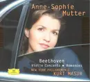 CD - Ludwig van Beethoven - Anne-Sophie Mutter , Kurt Masur , The New York Philharmonic Orchestra - Violin Concerto • Romances - Digipak