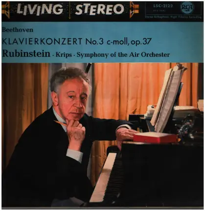 Ludwig Van Beethoven - Arthur Rubinstein , Josef Krips , Symphony Of The Air - Klavierkonzert No.3
