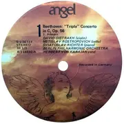 LP - Ludwig van Beethoven - Berliner Philharmoniker , David Oistrach , Mstislav Rostropovich , Sviatosla - The 'Triple' Concerto In C
