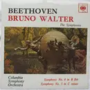 LP - Beethoven - Walter w/ Columbia Symphony Orchestra - Symphony No. 4 In B Flat /  Symphony No. 5 In C Minor