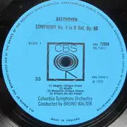 LP - Beethoven - Walter w/ Columbia Symphony Orchestra - Symphony No. 4 In B Flat /  Symphony No. 5 In C Minor