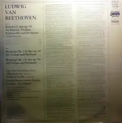 LP - Ludwig van Beethoven - Christian Zacharias , Ulf Hoelscher , Heinrich Schiff , Gewandhausorchester - Tripelkonzert / Violinromanzen - DMM